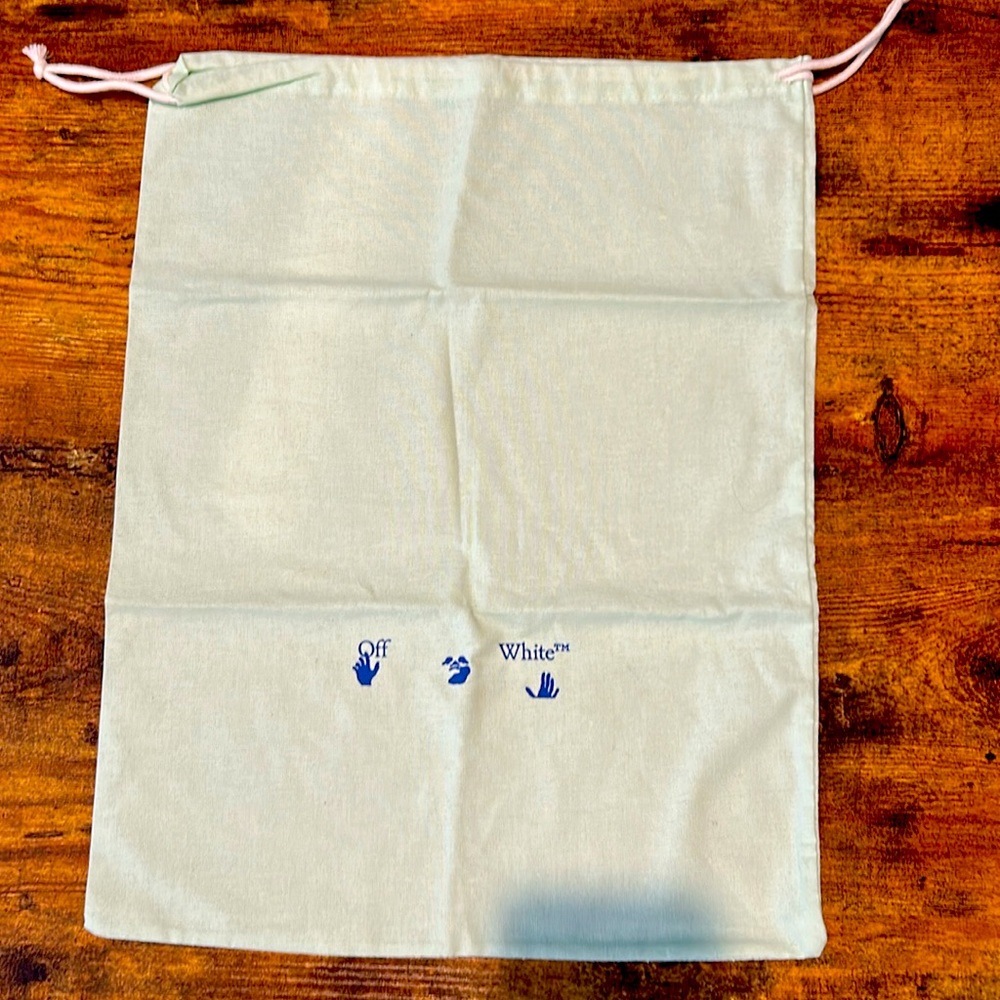 Off White Dust Bag